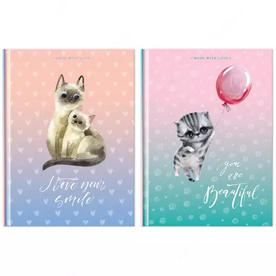 Бизнес-блокнот А6, 120л., BG "Сделано с любовью"