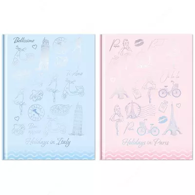 Biznes daftar (A5, 211x146, 192 bet, neon to'q sariq/sariq sahifalar, elastik tasma ushlagichi), qora, ko'k.