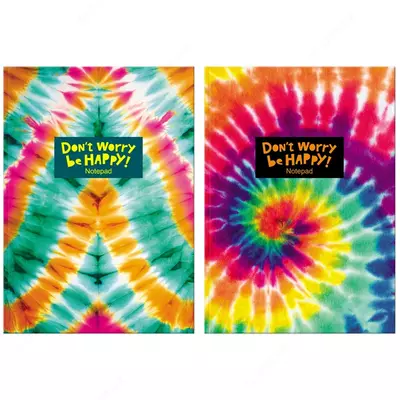 Бизнес-блокнот А6, 64л., ЛАЙТ, BG "Тай-дай", матовая ламинация