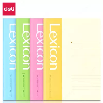 Блокнот А4 98л жесткая обложка 3281 Deli