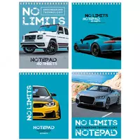 Блокнот А5 40л. на гребне BG "No limits" - 7 200 сум