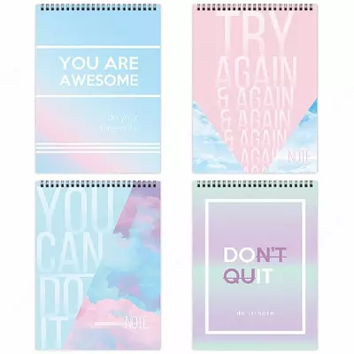 Блокнот А5 40л. на гребне BG "Сделай это"