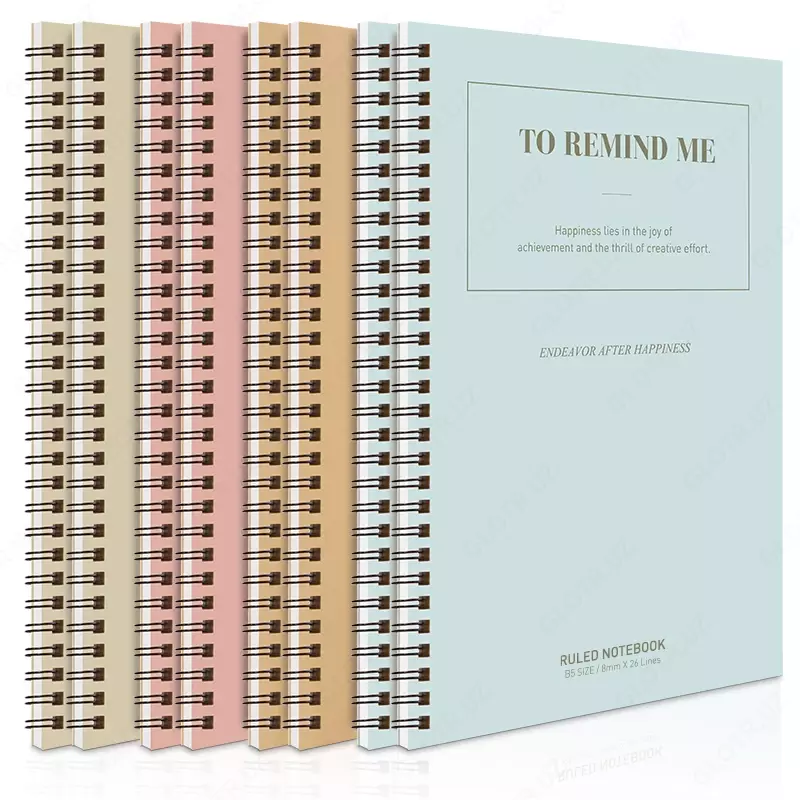 Блокнот А5 60л на пружине LB560 (lighttone) Deli