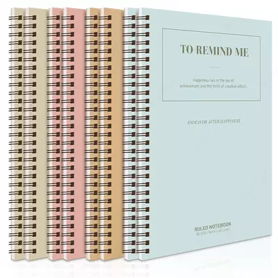 Блокнот А5 60л на пружине LB560 (lighttone) Deli