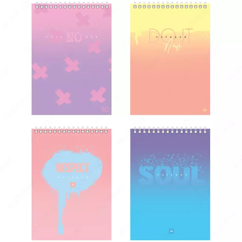 Блокнот А5 80л. на гребне BG "Soul light"