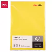 Бумага А4 100л (темн-жл) 7758 Deli