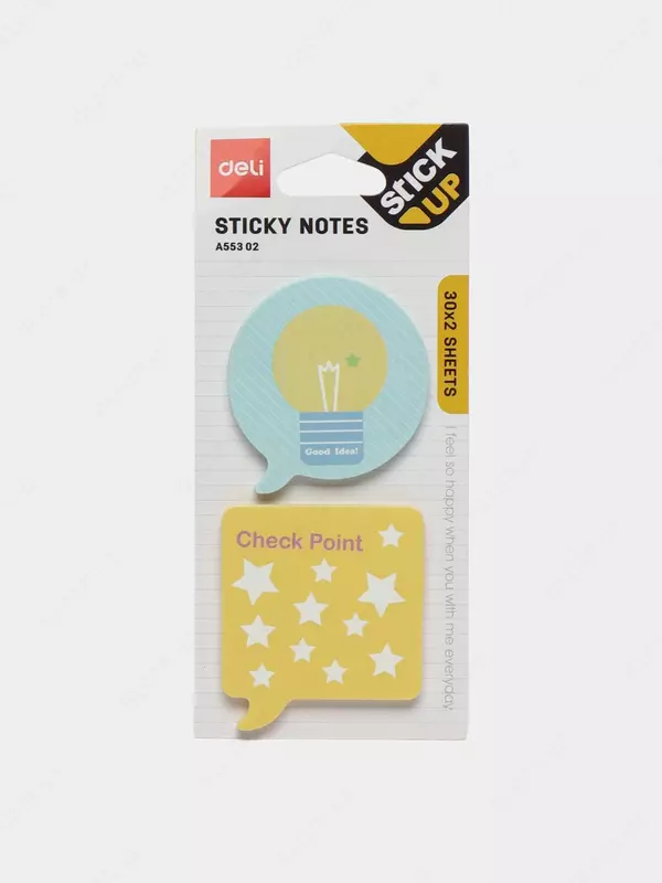 Бумага самокл. 40*40 30х2л. 55302 Deli