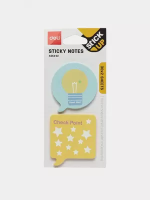 Бумага самокл. 40*40 30х2л. 55302 Deli