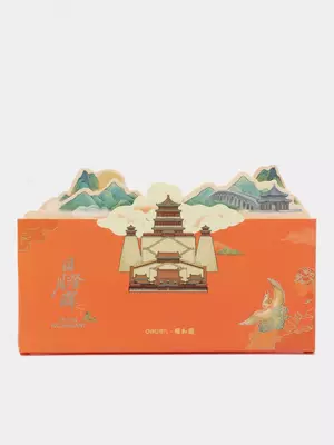 Бумага самокл. 76*76 4x30л 21504 (ор) Deli