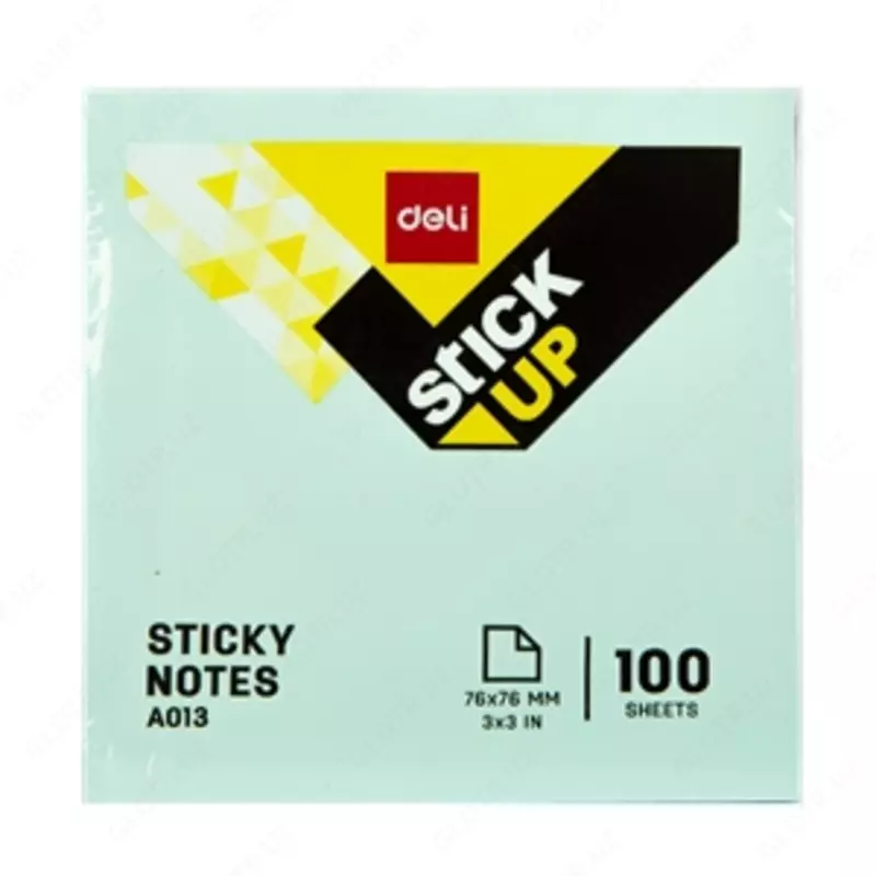 Бумага самокл. 76х76 (цв) 01303 Deli