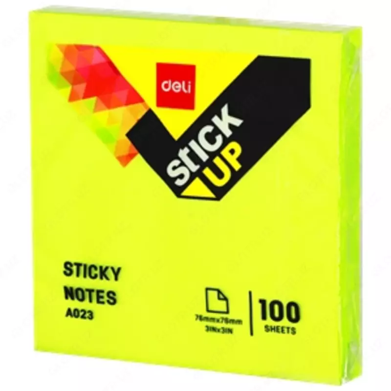 Бумага самокл. 76х76 100л 02303-EA Deli