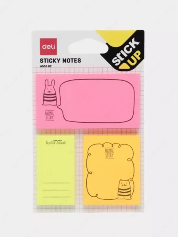 Бумага самокл. 76х95 50л 55502-EA Deli