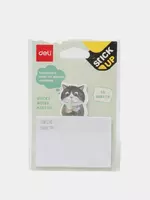 Бумага самокл. 84*76 (асс) 55902 Deli