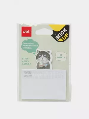 Бумага самокл. 84*76 (асс) 55902 Deli