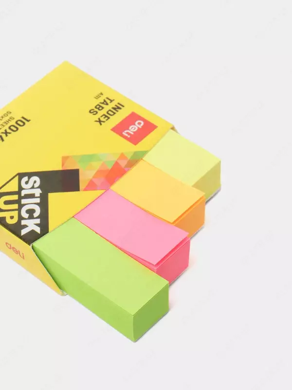 Бумага самокл. инд. 50х12 (цв) 11102 Deli