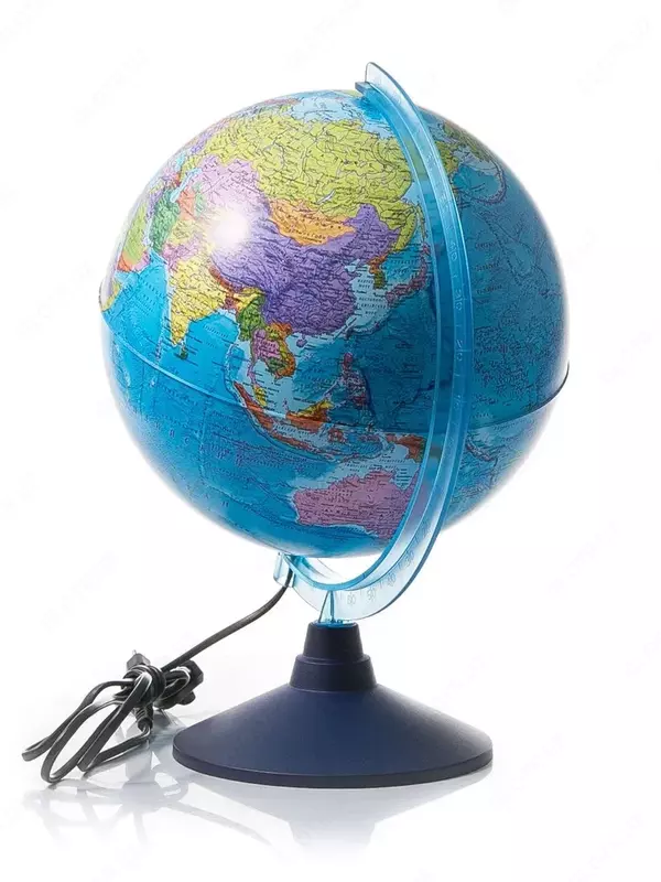 Глобус "День и ночь" с двойной картой - политической и звездной