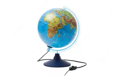 Глобус физико-политический Globen, 25см, с подсветкой на круглой подставке