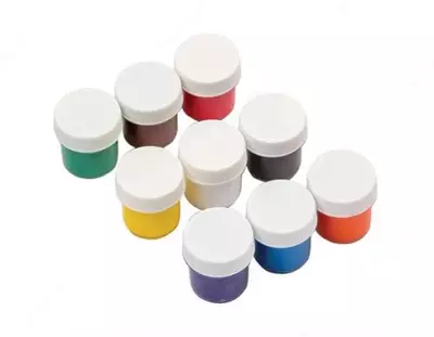 Гуашь Гамма "Классическая", 09 цветов, 20мл, картон