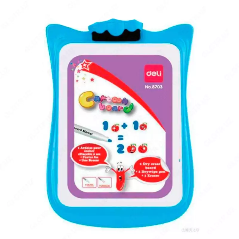 Доска белая 20,6*30,3 8703 Deli