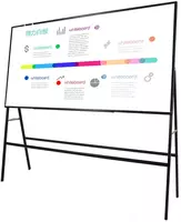 Доска белая 90х180 8786 Deli с подставкой