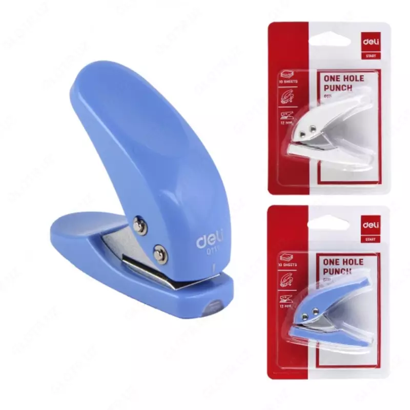 Дырокол на 1 отверстие 0111 Deli