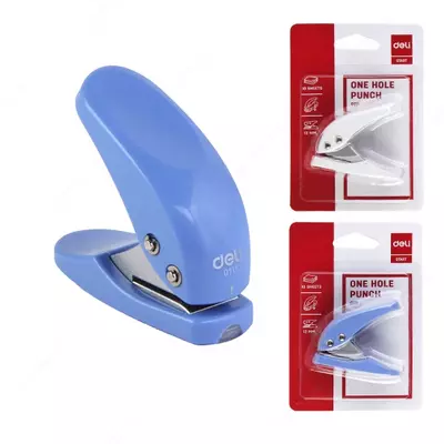 Дырокол на 1 отверстие 0111 Deli