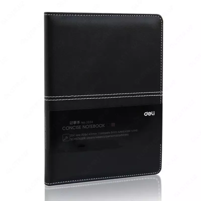 Kunlik daftarchа A5 3324, qora, Deli