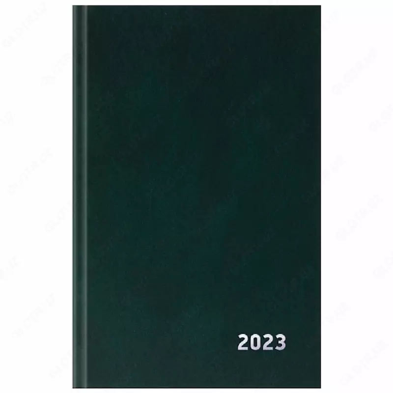 Ежедневник датир. 2023г., А5, 168л., бумвинил, OfficeSpace, зеленый