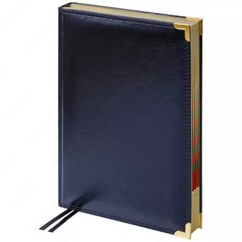 Kundalik 2023 yil, A4-(B5), 184 varaq, charm, Delucci, silliq teri