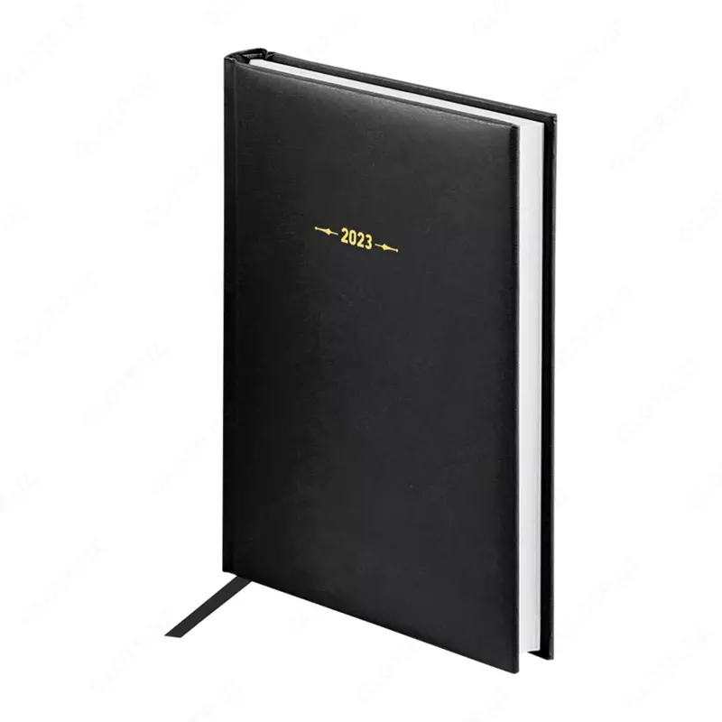 Ежедневник датированный 2023г., А5, 176л., балакрон, OfficeSpace "Ariane", черный