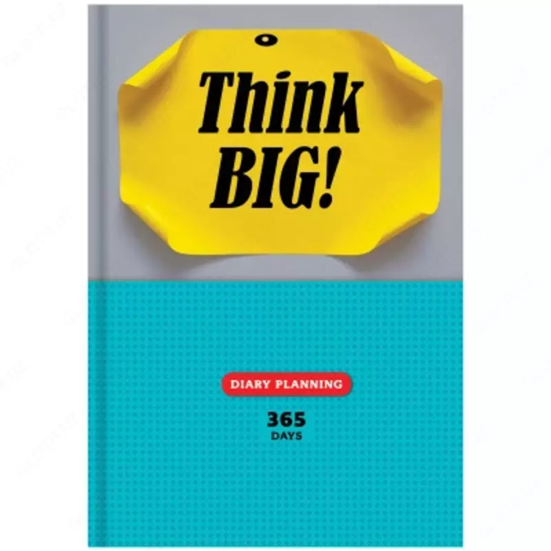 Ежедневник недатированный А5, 176л., 7БЦ BG "Мысли масштабно", матовая ламинация