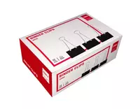 Зажим 15 мм 12 шт. (чр) 38566 Deli - 3 400 сум