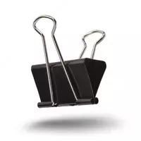 Зажим 25 мм 12 шт. (чр) 38564 Deli