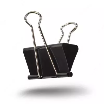 Зажим 25 мм 12 шт. (чр) 38564 Deli