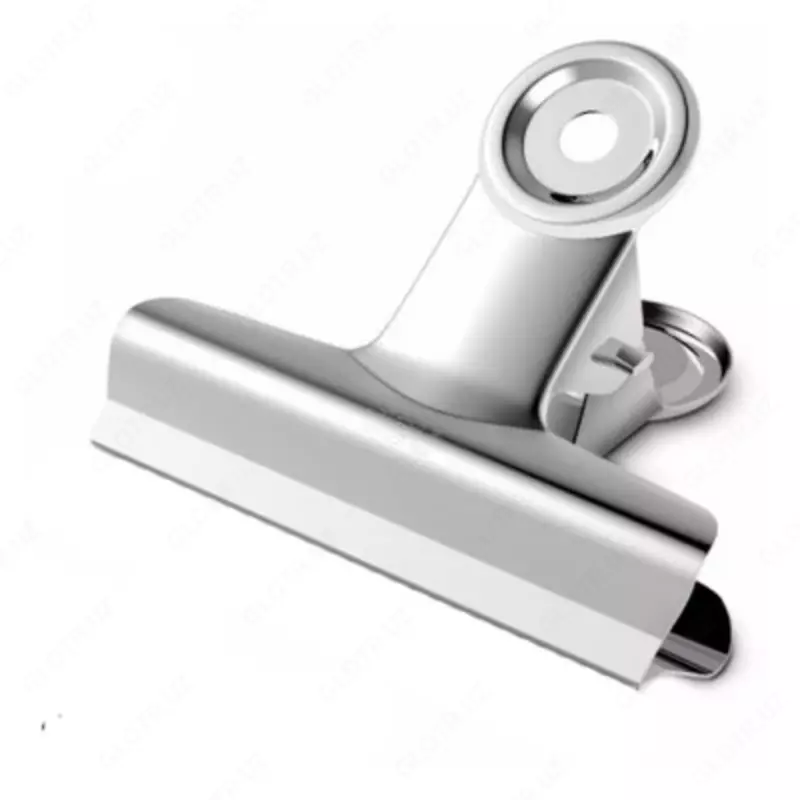 Зажим 64мм 6шт 9522 (сереб) Deli