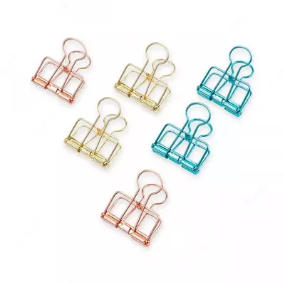 Зажим с легким нажатием 19мм 8шт (ассорти) 78206 Deli