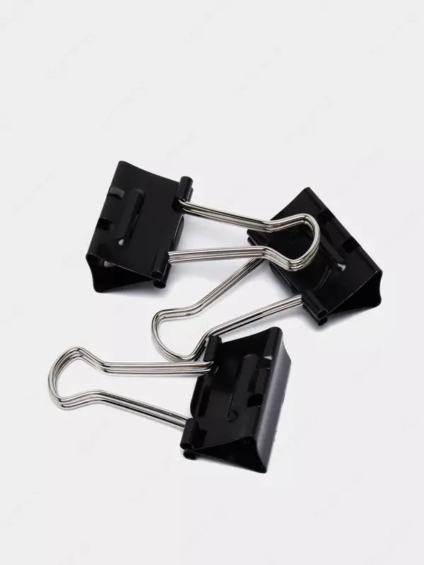 Зажим с легким нажатием 32мм 24шт (чр) 8563-S Deli