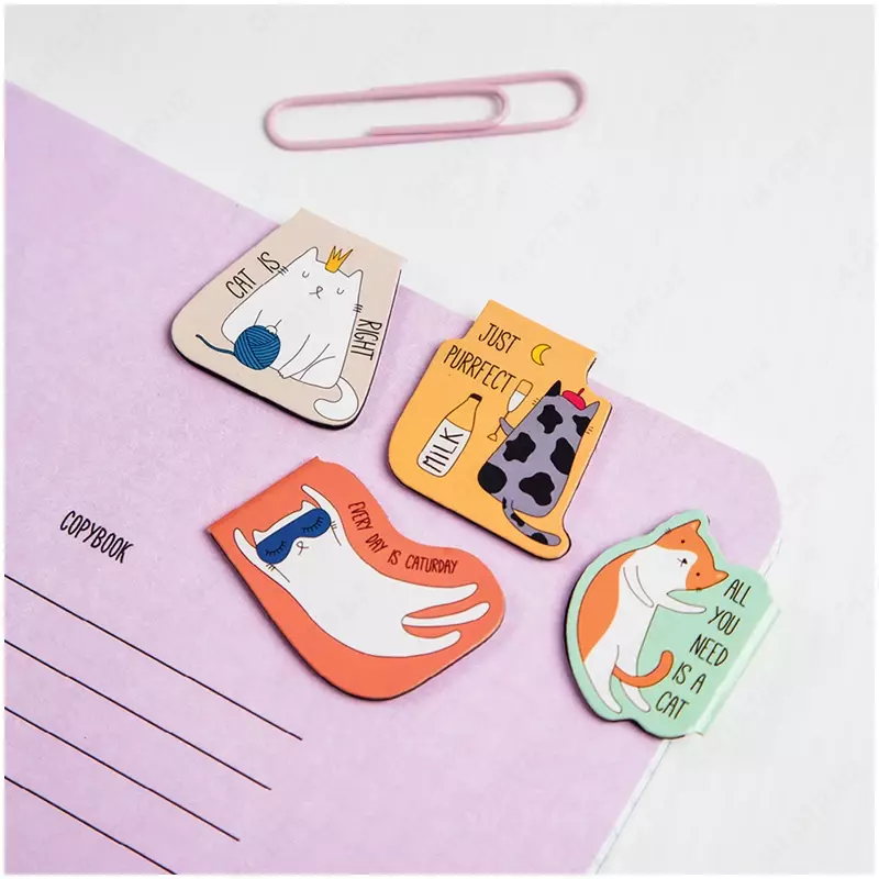 Kitoblar uchun magnit xatcho'plar, 3 dona, MESHU