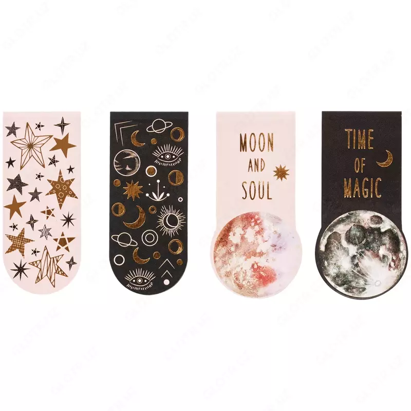 Kitoblar uchun magnit xatcho'plar, 3 dona, MESHU