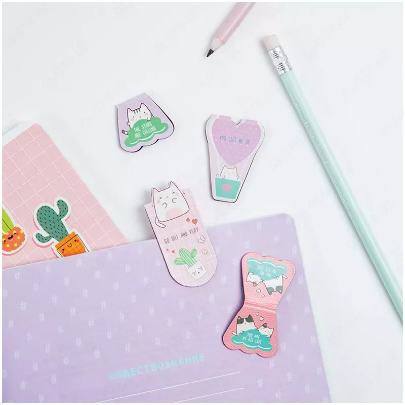 Kitoblar uchun magnit xatcho'plar, 3 dona, MESHU