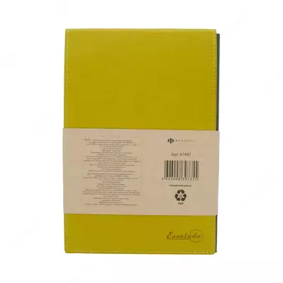 Записная книжка 2 в 1 (А5, 211х146, 320 стр., книжка перевертыш, бумага офсетная, полиутеран) 47487 Феникс+