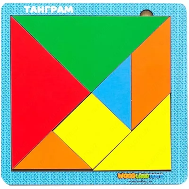 Игра-головоломка Woodlandtoys "Танграм 2.0"