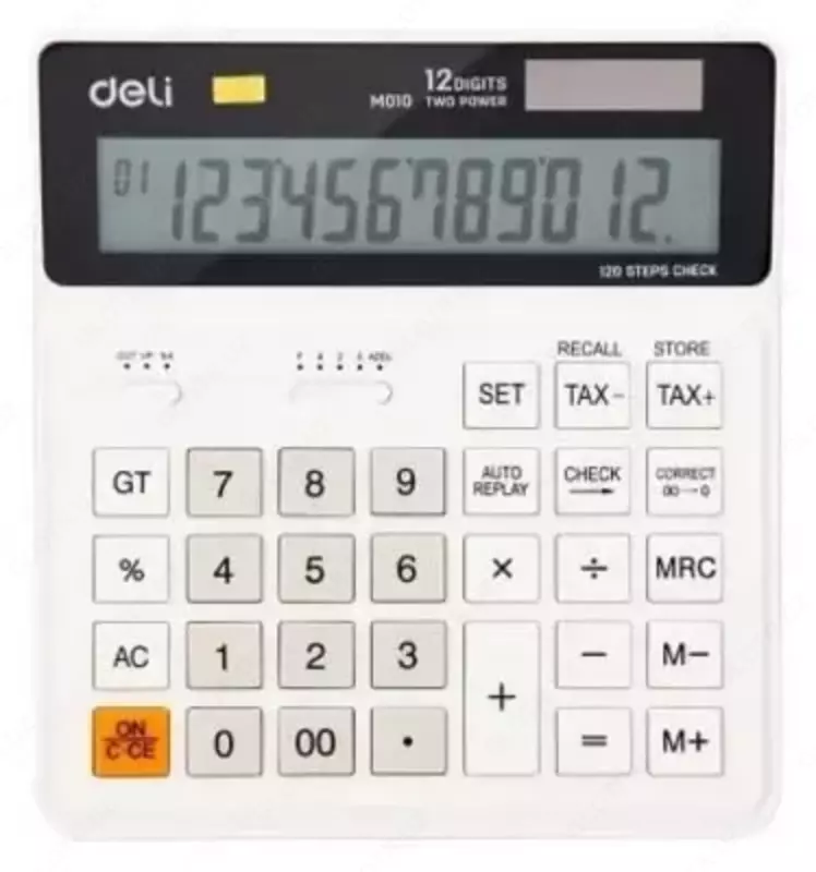 Калькулятор 12 разрядный (бл) 01010 Deli