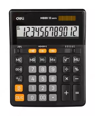 Калькулятор 12 разрядный M444 Deli