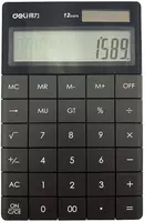 Калькулятор 12разрядный Touch (чр) 1589P Deli