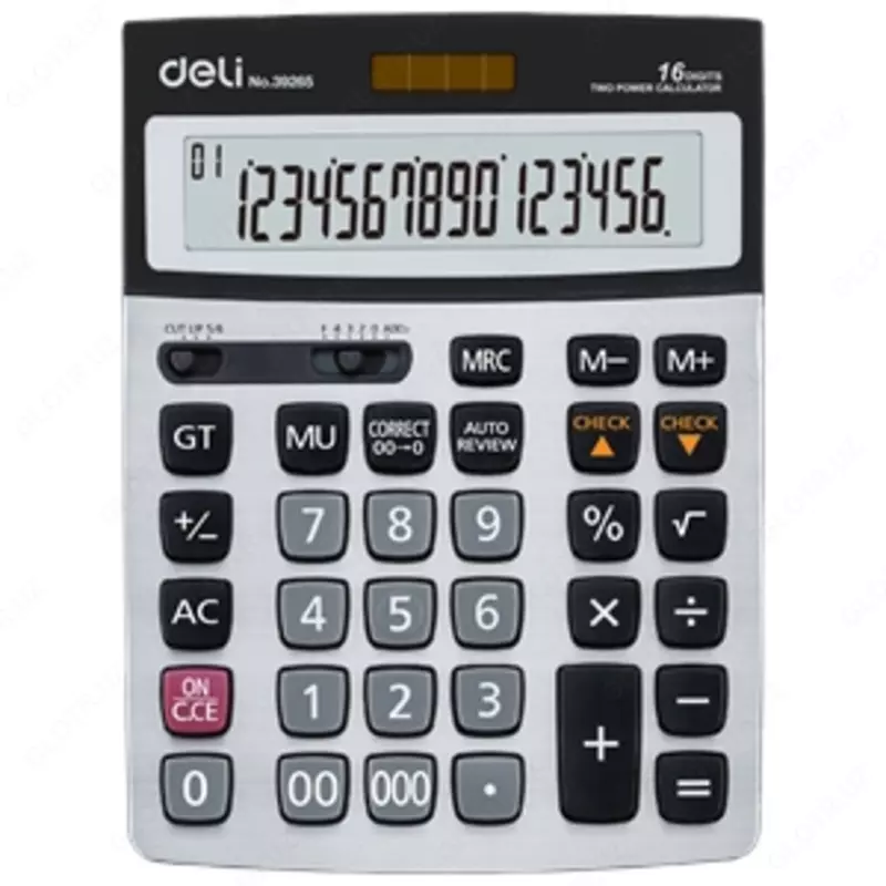 Калькулятор 16разрядный CHECK 39265 Deli