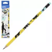 Карандаш 2B 53200 Deli с ластиком Graff