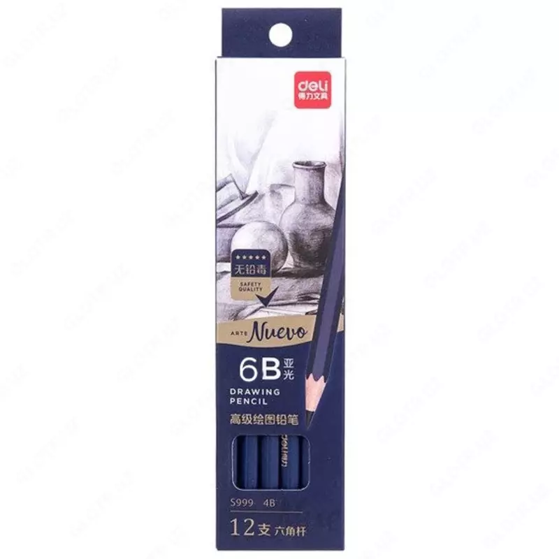Карандаш Nuevo 6B S999 Deli