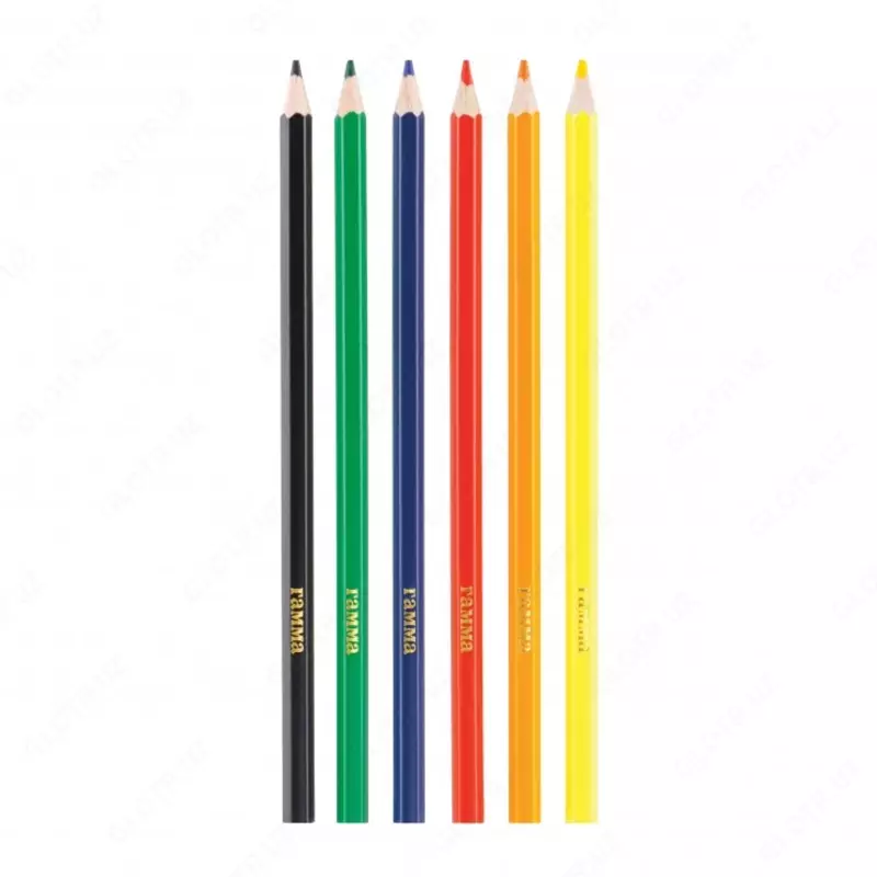 Карандаши цветные "Классические", 06цв., заточен., картон. упак., европодвес