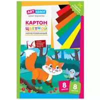 Картон цветной A4